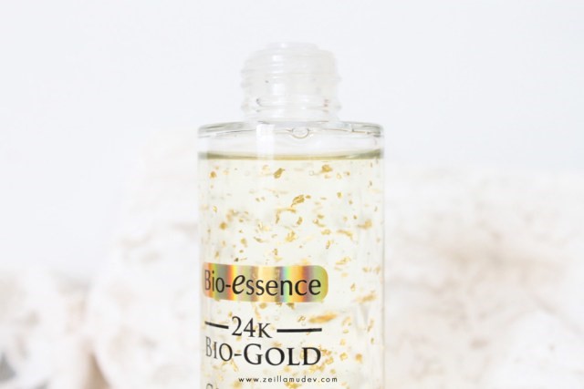 Botol BIO-ESSENCE GOLD WATER ANTI-AGING PEMULA Review Zeila-3