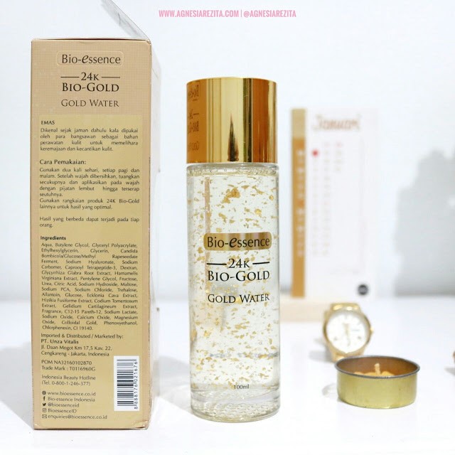 Cara Pakai Bio-Essence Gold Water Review Agnesia