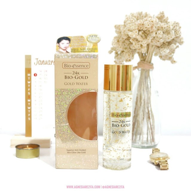 Kemasan Bio-Essence Gold Water review Agnesia