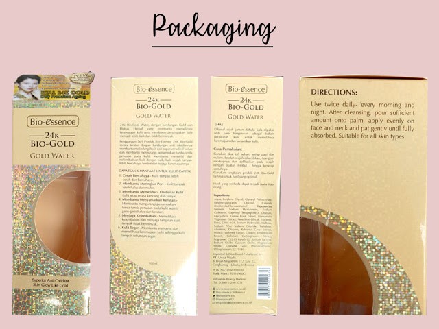 Packaging Bio-essence 24K Bio-Gold Gold Water Liana Eka-3