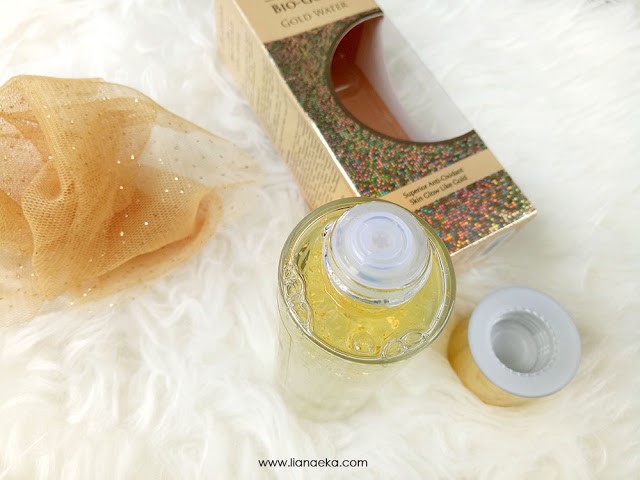 Packaging Botol Bio-essence 24K Bio-Gold Gold Water Liana Eka-4